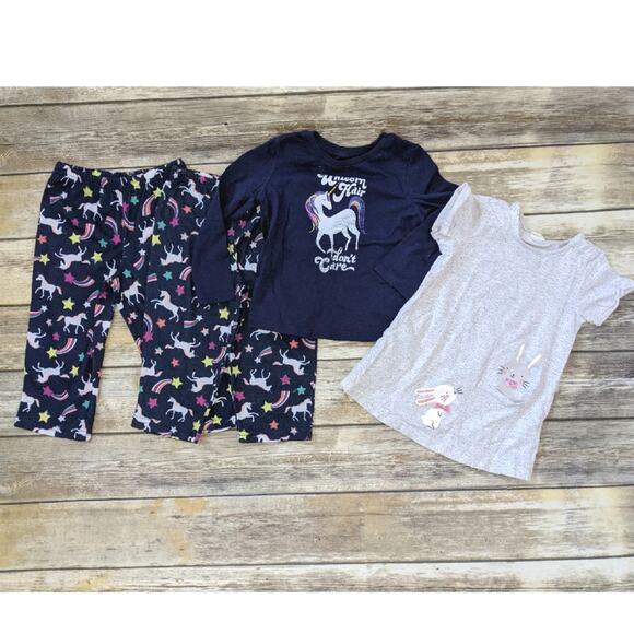 24 month girls bundle, unicorn print - Picture 1 of 3